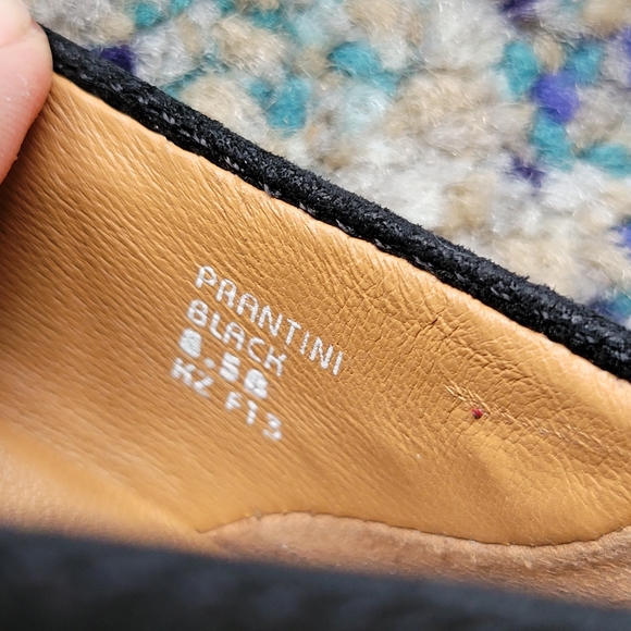 Earthies Prantini black suede bow heels size 8½ - Picture 8 of 8